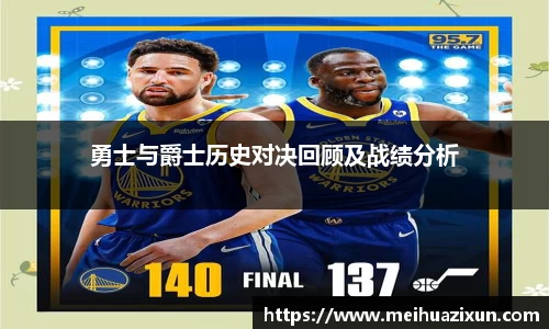 勇士与爵士历史对决回顾及战绩分析